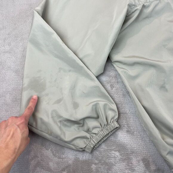 Simms Fishing‎ Jacket Men Large Beige Full Zip Hooded Windbreaker Elastic Waist - Picture 11 of 16